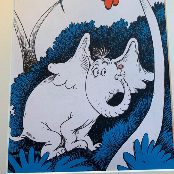 DR.SEUSS PRINT 1982-8"x11" matted to 11"x14" NEW! - Picture 4 of 5